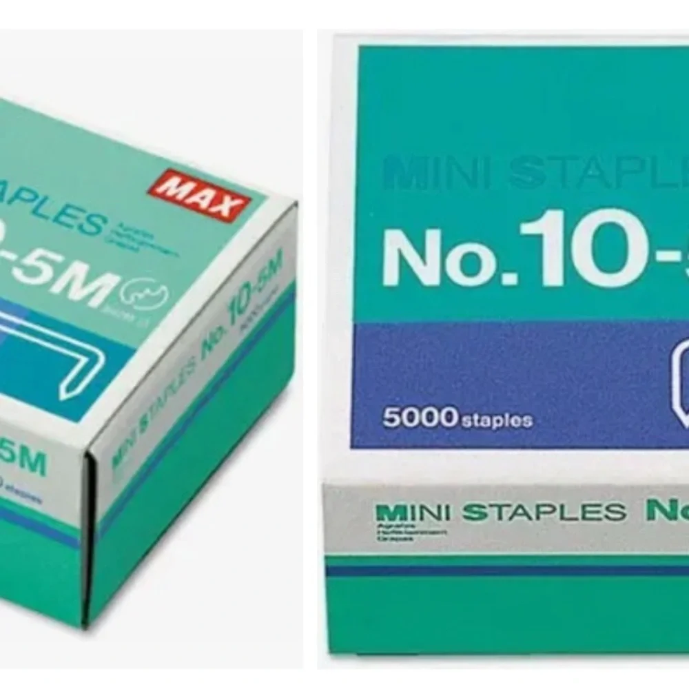 Brand new - 10 boxes of MAX Mini Staples Stock # MXB105M